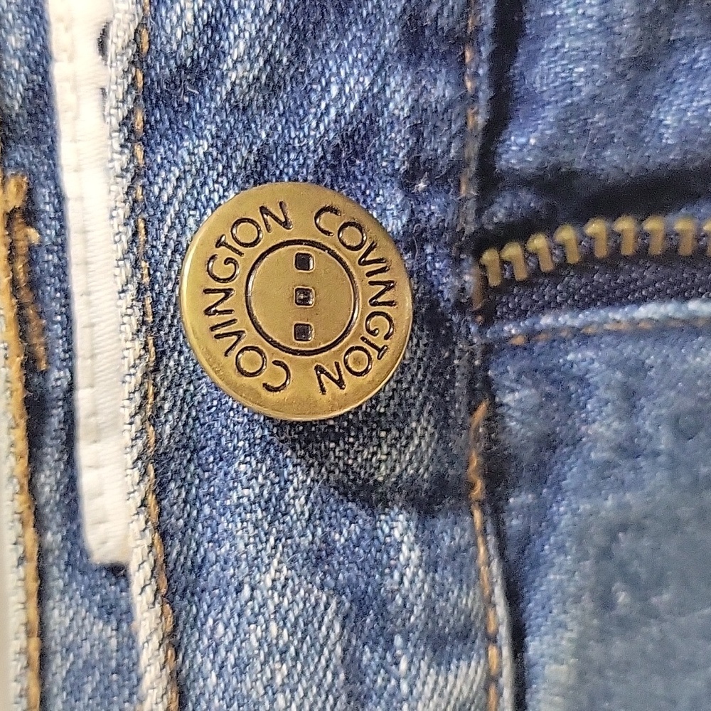 Women's Covington Size 14 Blue Denim Midi Skirt - Picture 4 of 8